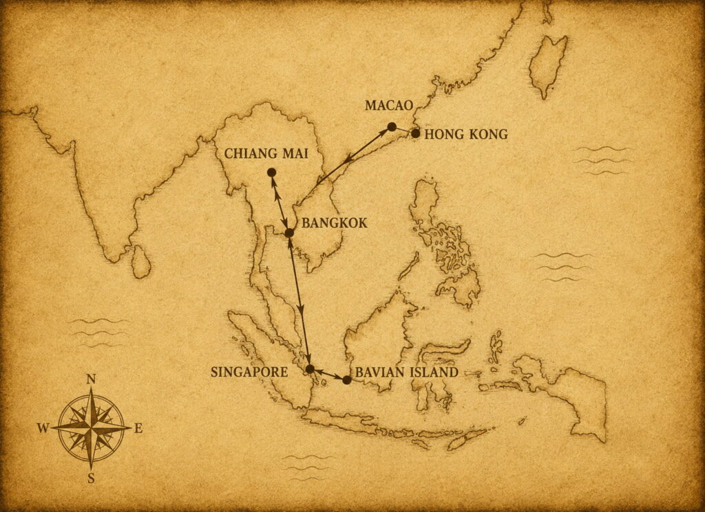 Destinations Map
