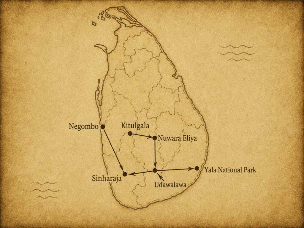 Destinations Map