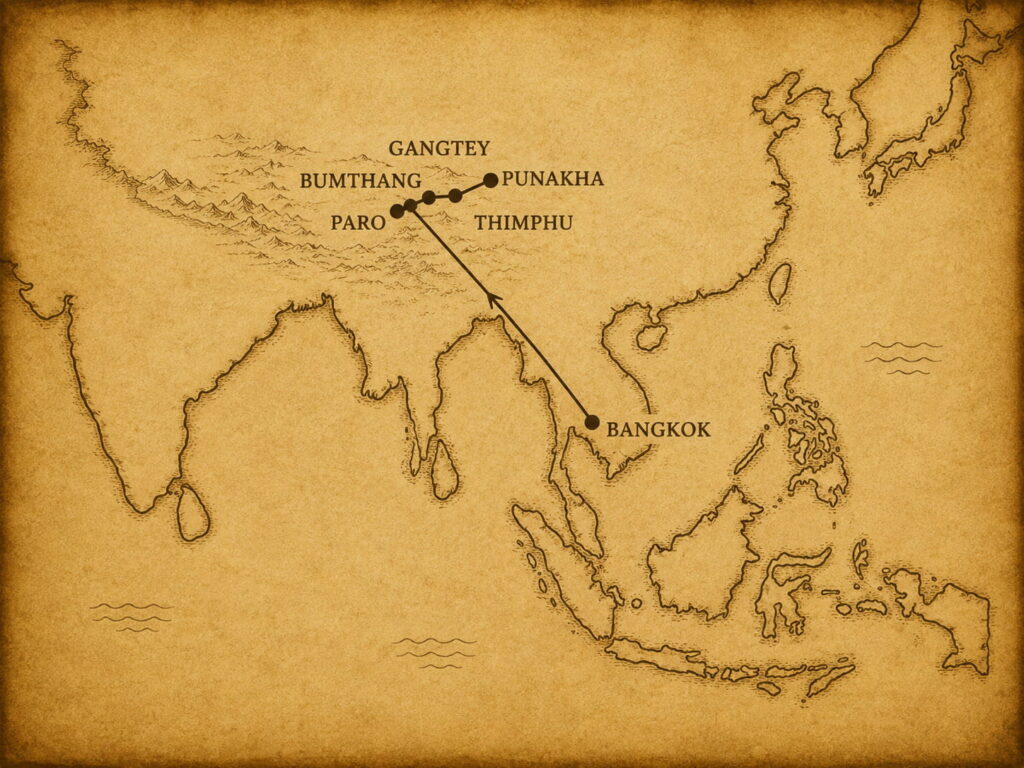 Destinations Map