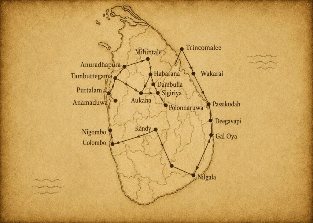 Destinations Map