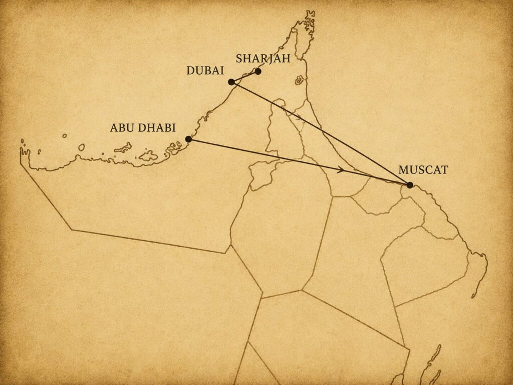 Destinations Map