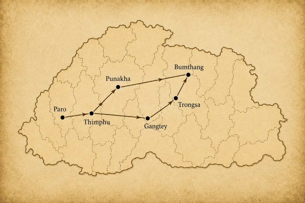 Destinations Map