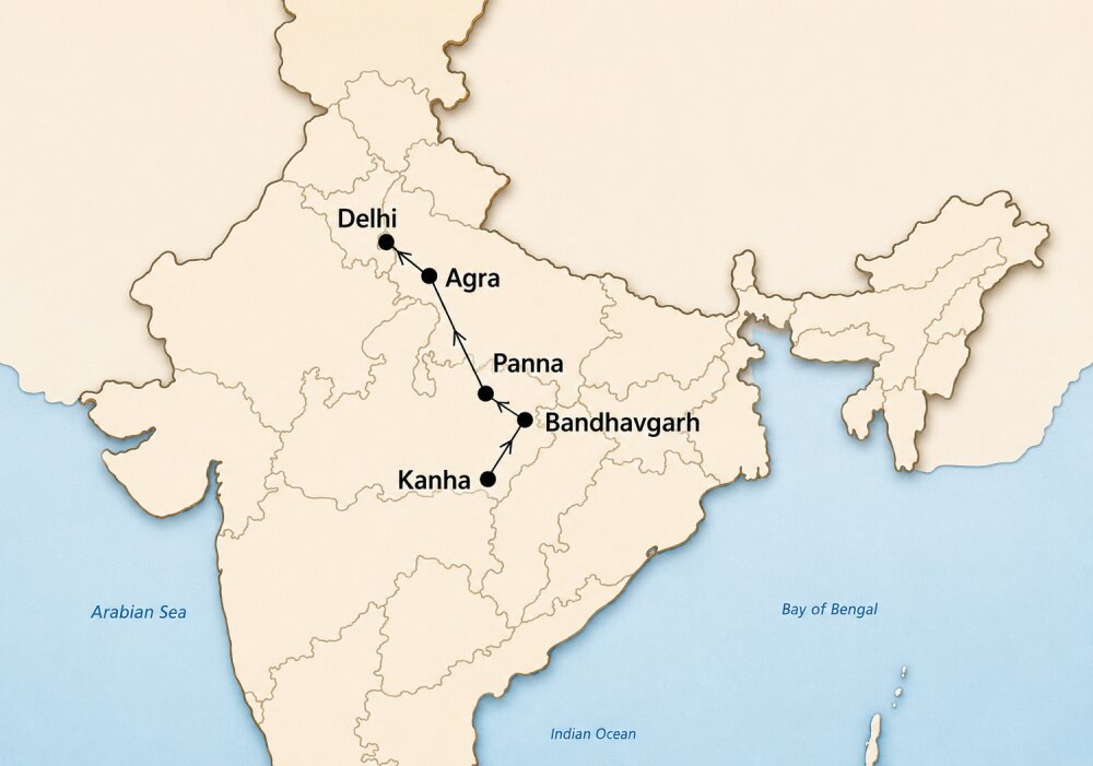 Destinations Map