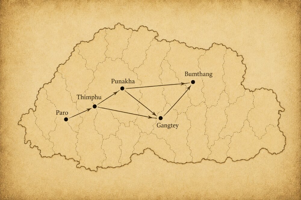 Destinations Map