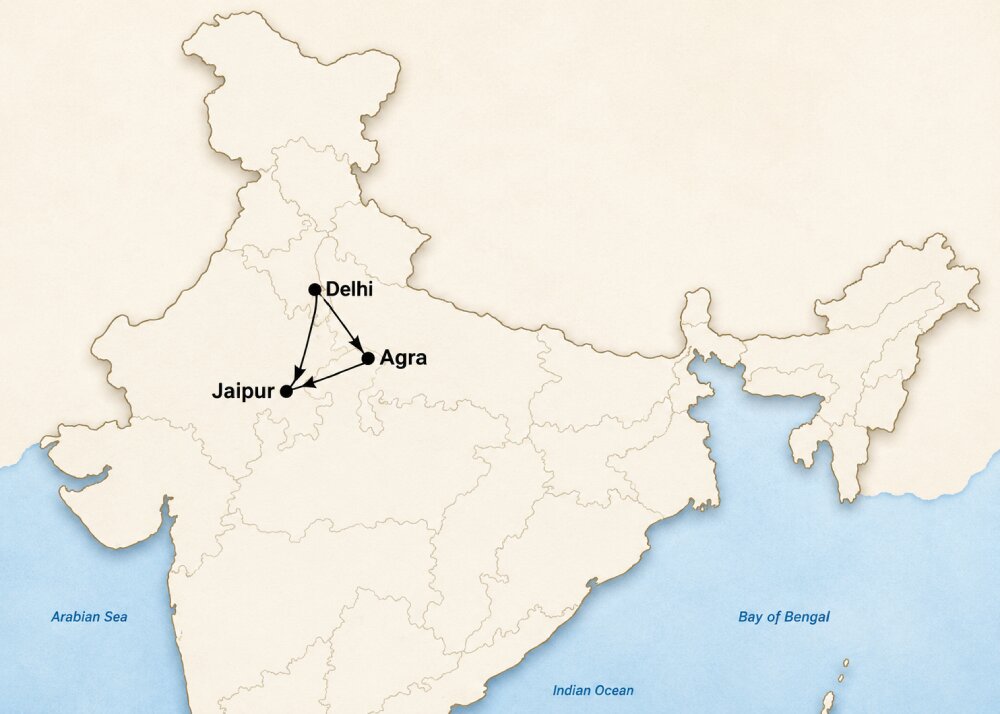 Destinations Map