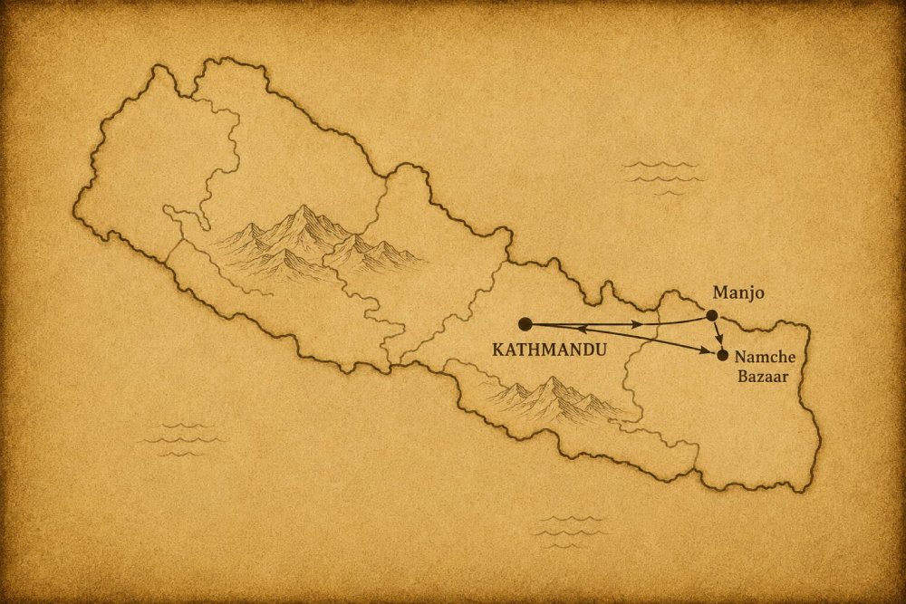Destinations Map