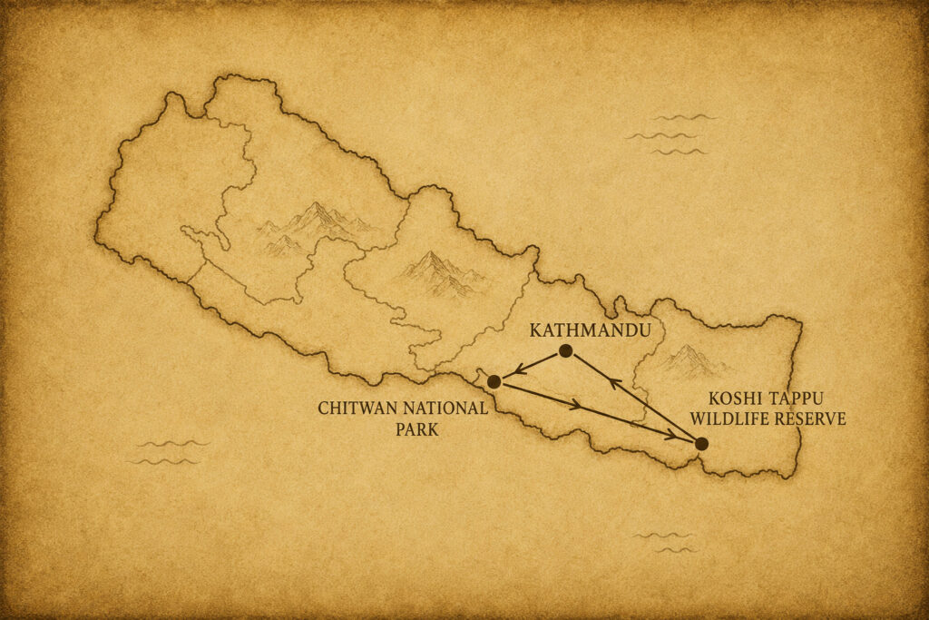 Destinations Map