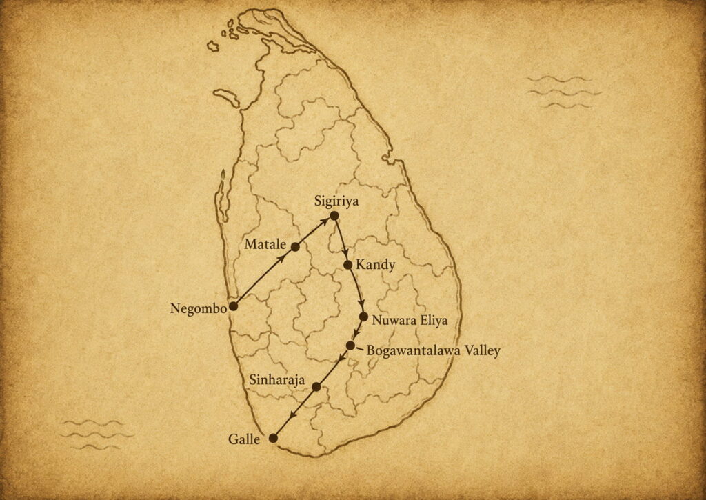 Destinations Map