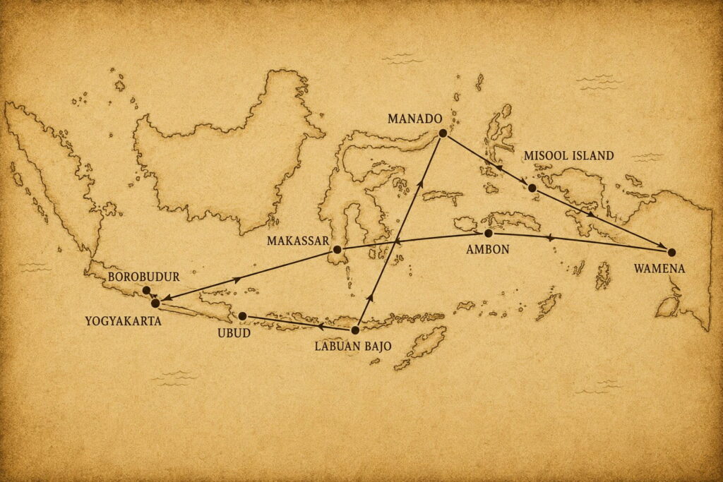 Destinations Map