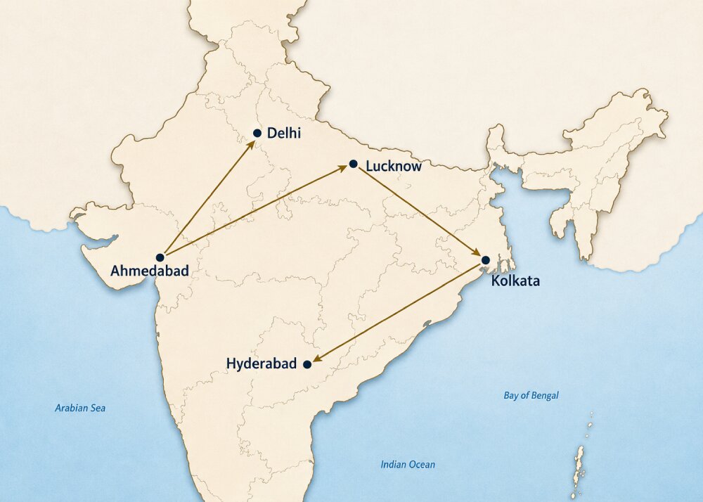 Destinations Map