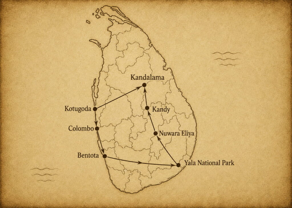 Destinations Map