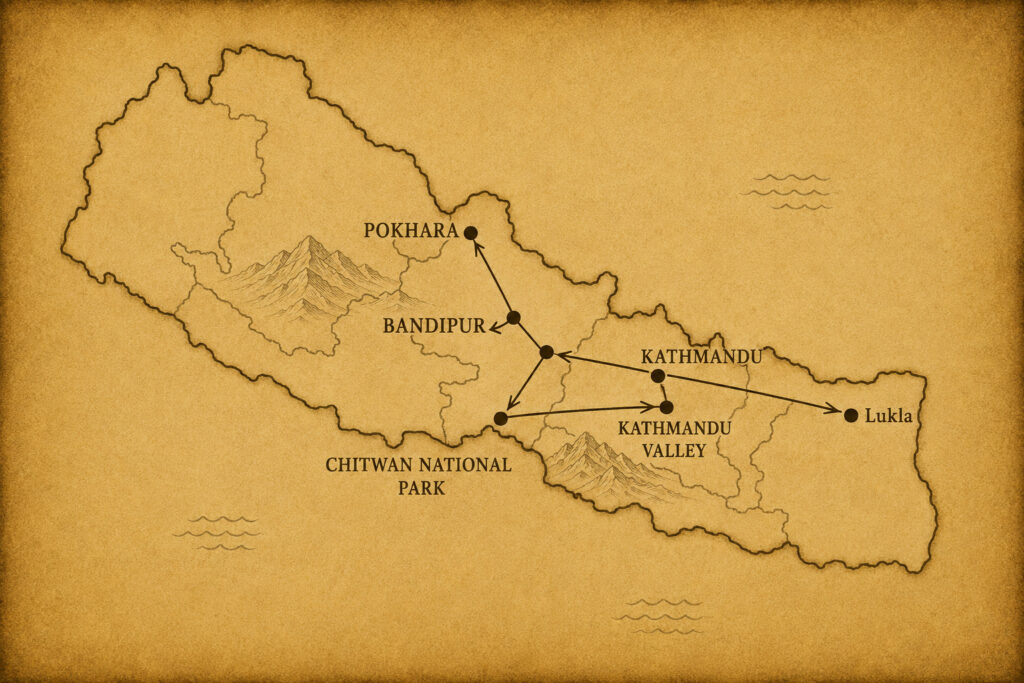 Destinations Map