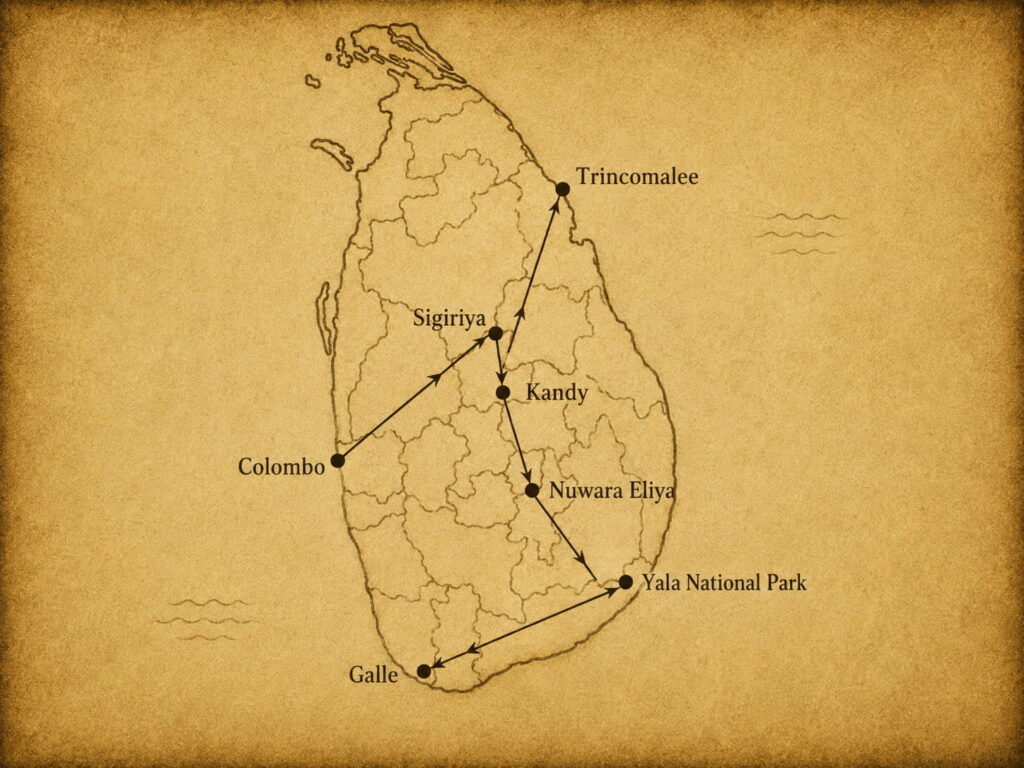 Destinations Map