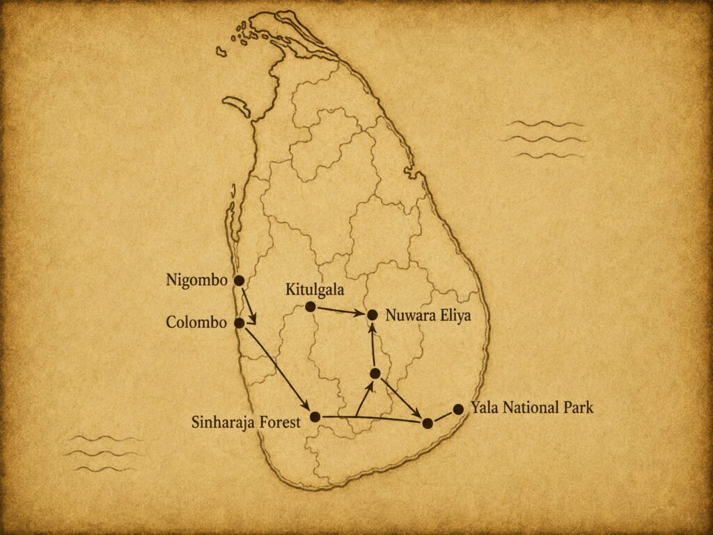 Destinations Map