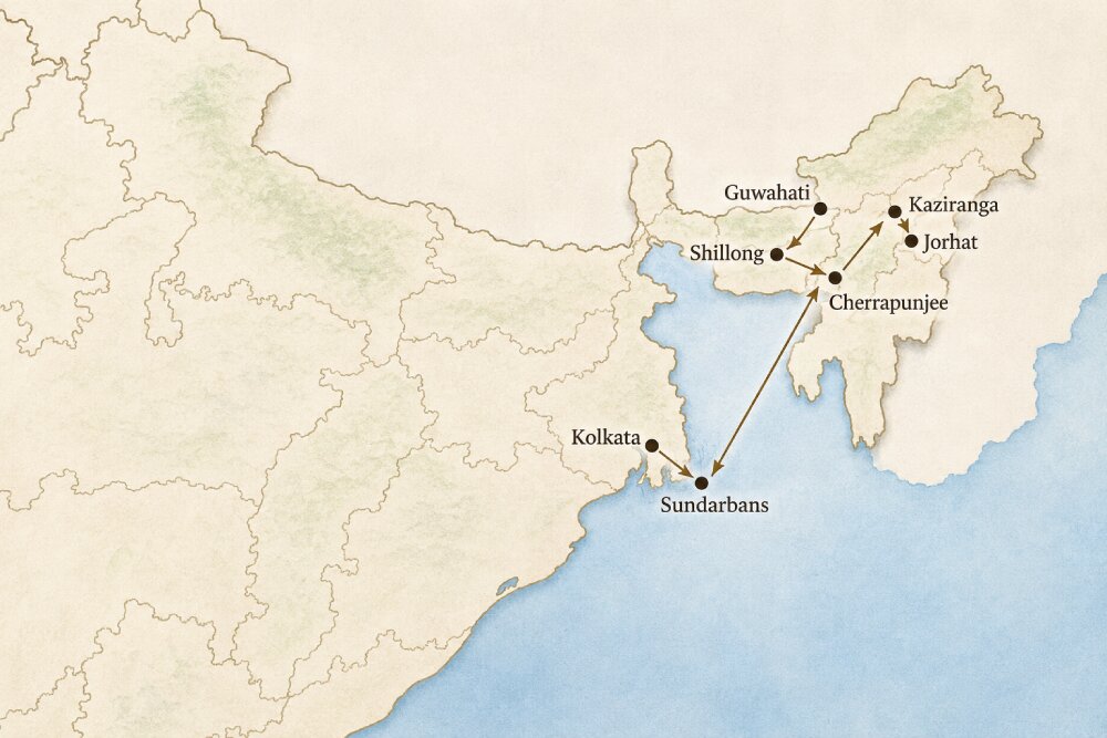 Destinations Map