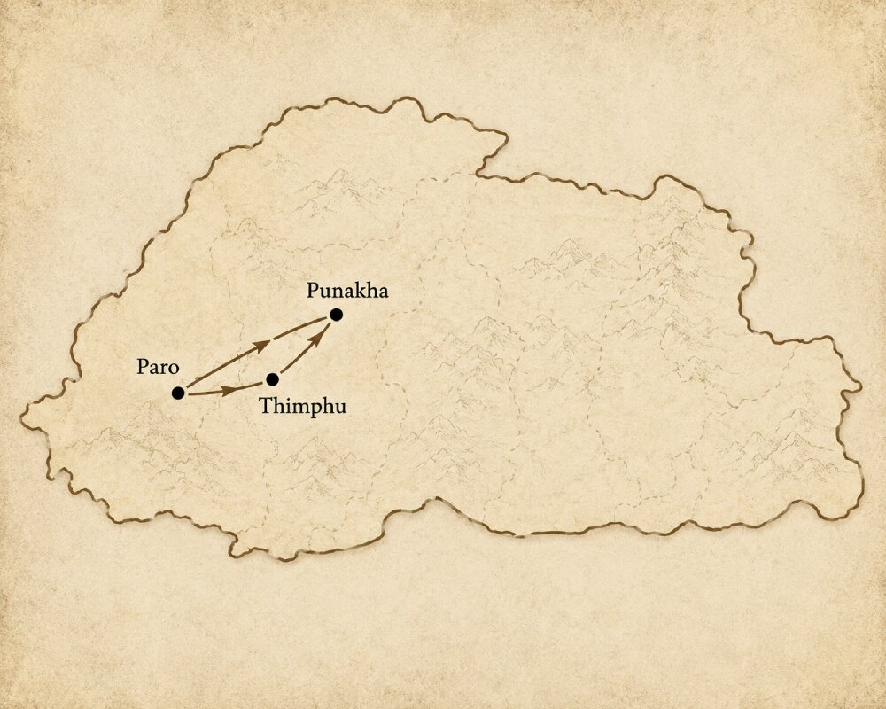 Destinations Map