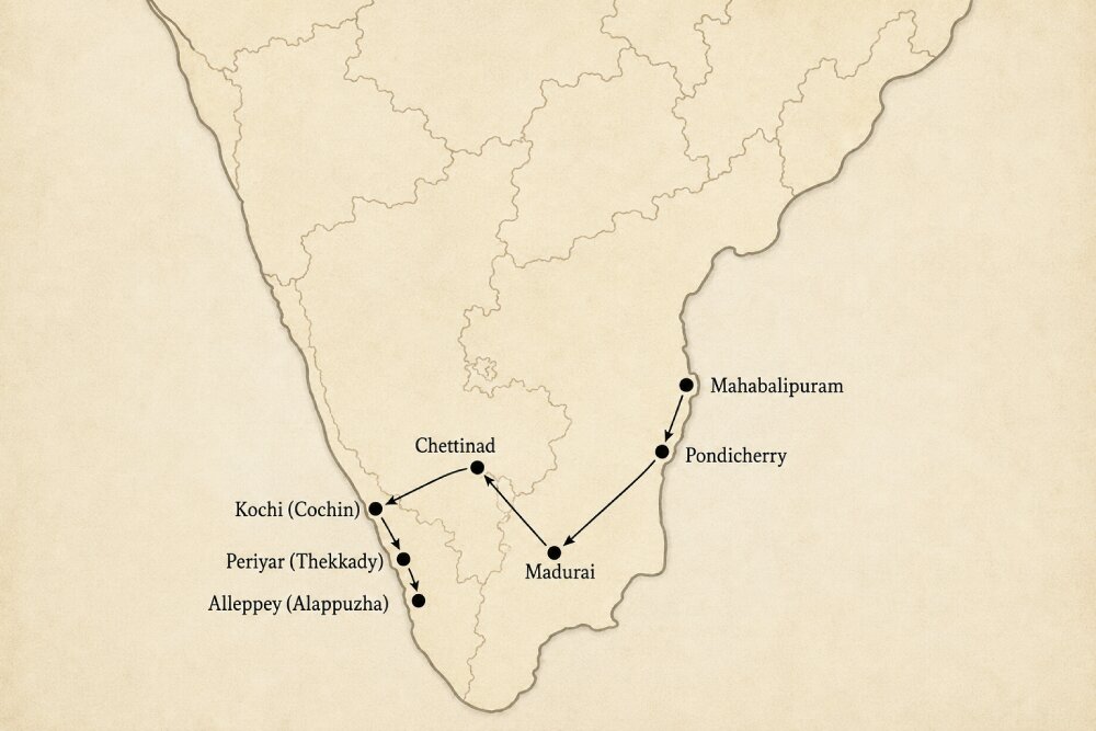 Destinations Map