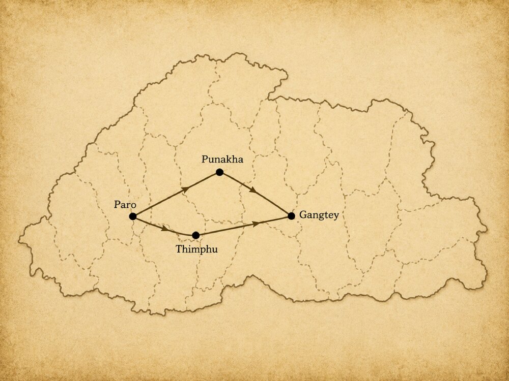 Destinations Map
