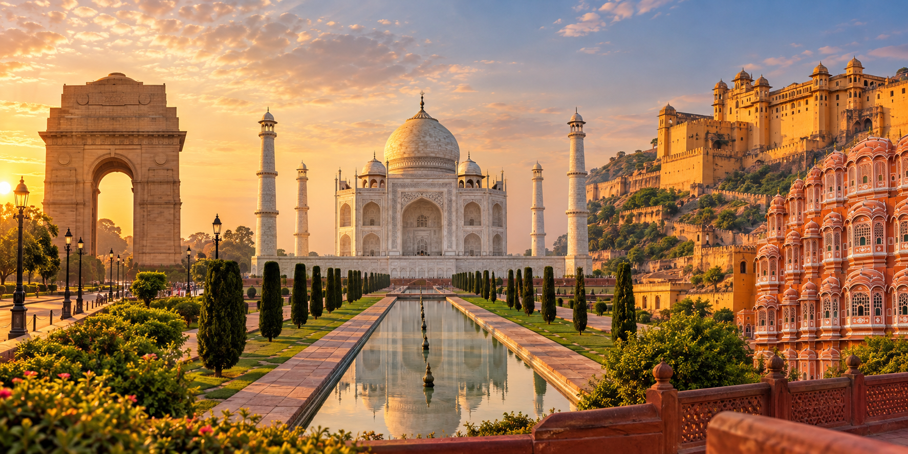 Golden Triangle tour from Germany